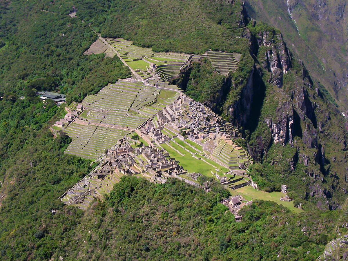 View from Huayna Piccu seen on Peru Active Tour