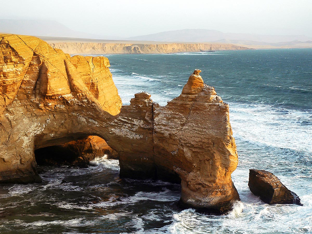 Stunning cliffs seen on Peru Active Tour