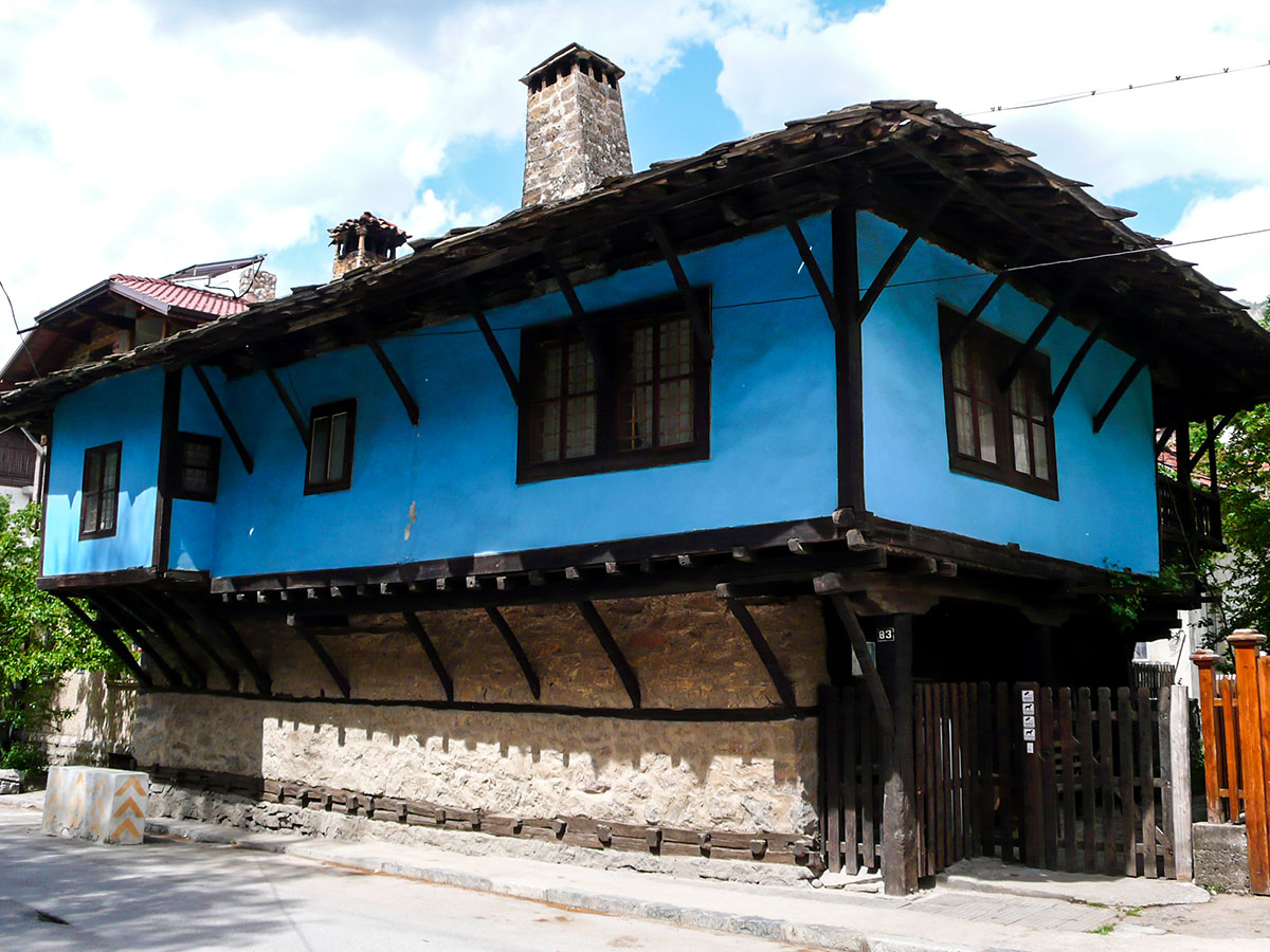 Revival style house in Devin on day 6 of Rhodope Cycling Tour