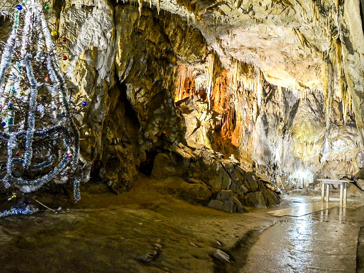 2nd day of Rhodope Mountain Biking Tour includes visiting Yagodina cave