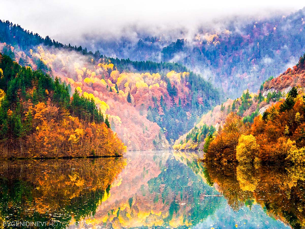 Beautiful scenery seen on day 3 of Rhodope Mountain Biking Tour in Bulgaria