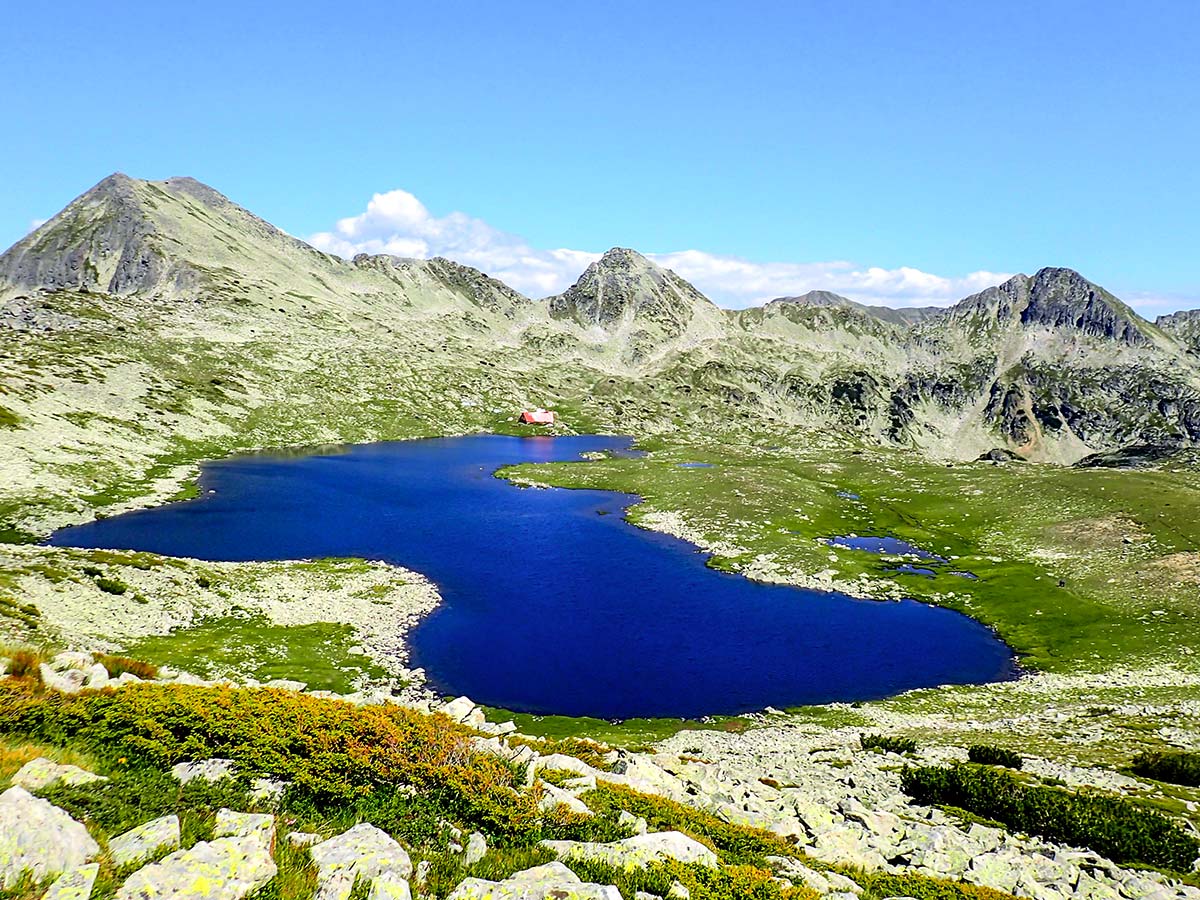 Pirin Tevno Ezero tour on day 7 of guided Rila and Pirin trekking tour in Bulgaria