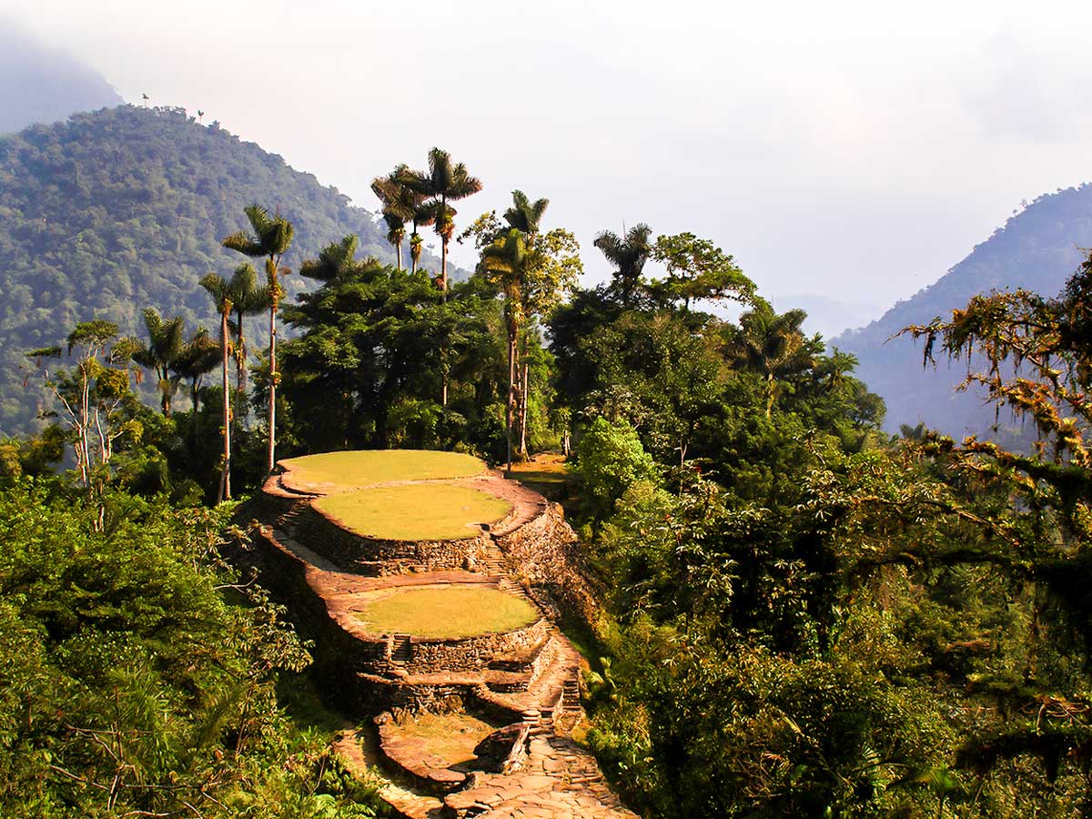 Lost City Trek in Colombia is often considered to be the highlight of Colombia and can be only reached by foot