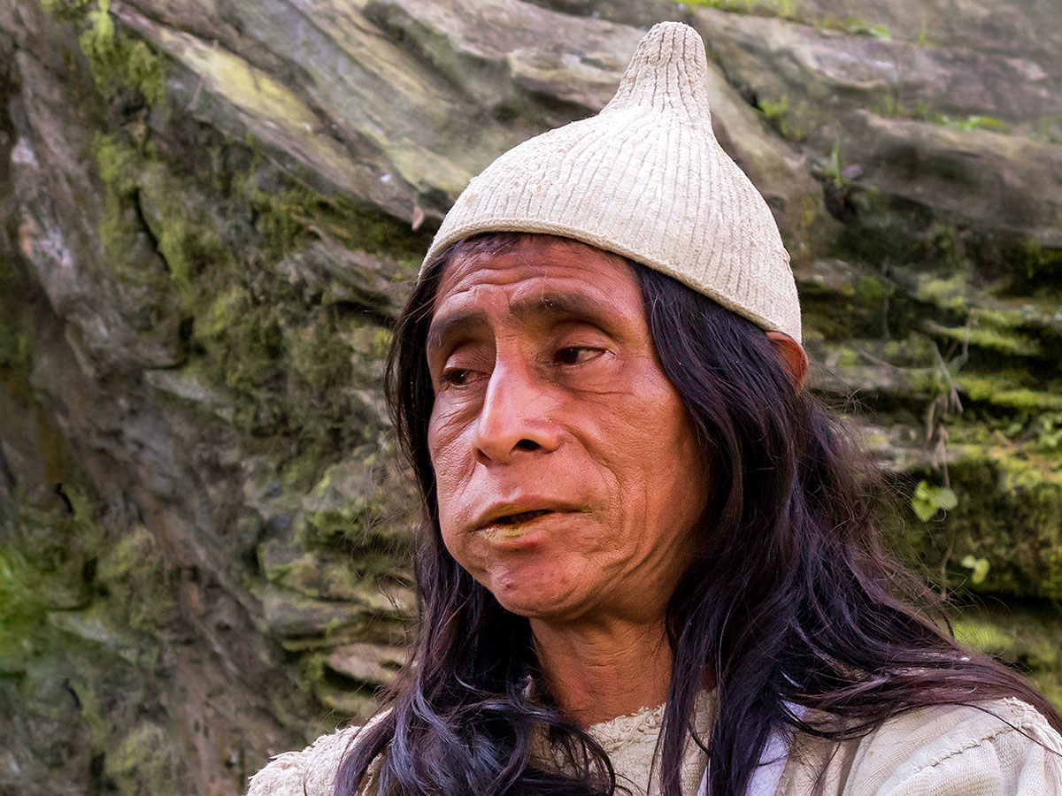 Friendly local met on Lost City Trek in Colombia