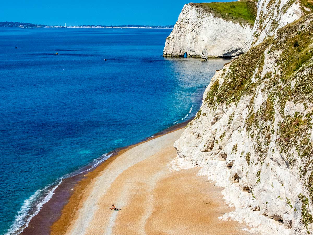 Durdle Door as seen on South West Coast Path Jurassic Coast