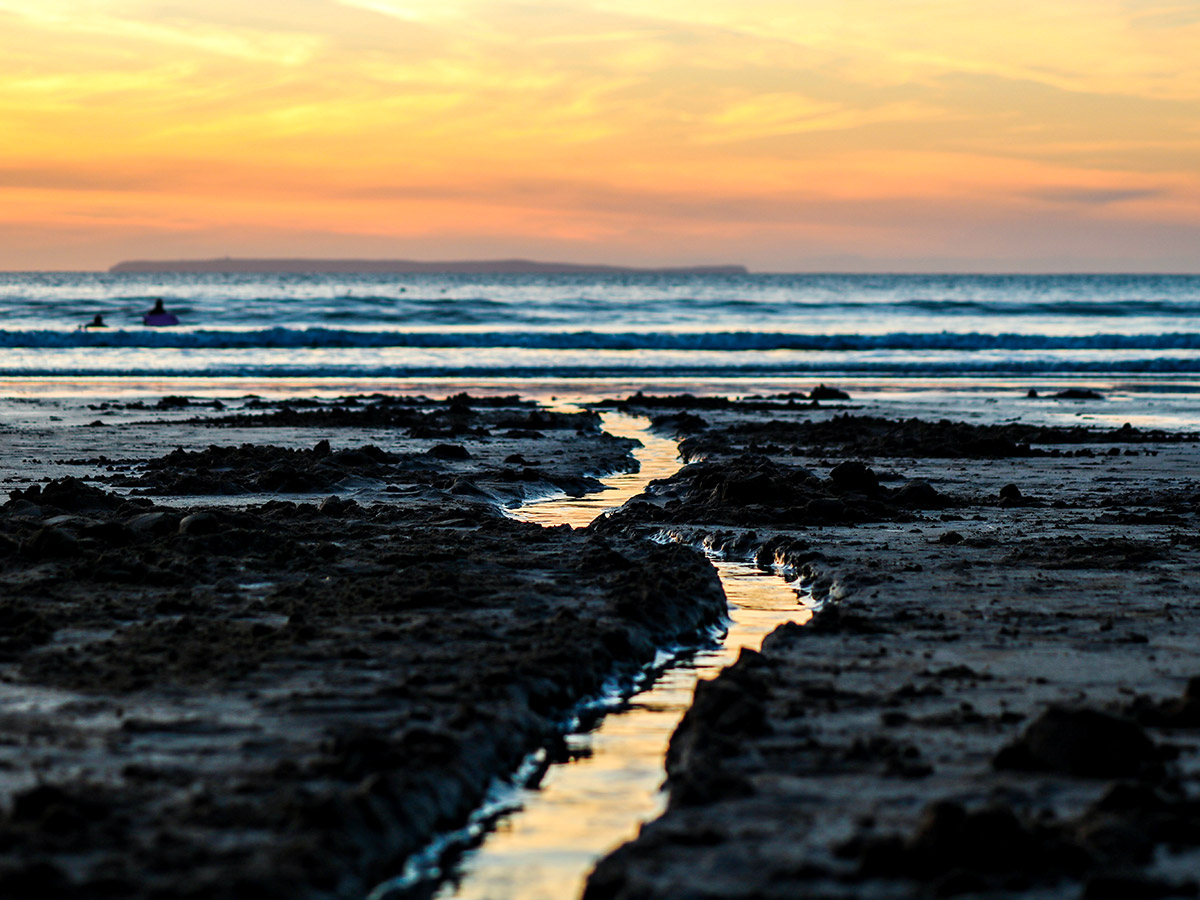 Woolacombe beach on South West Coast Path Somerset and Devon walking tour