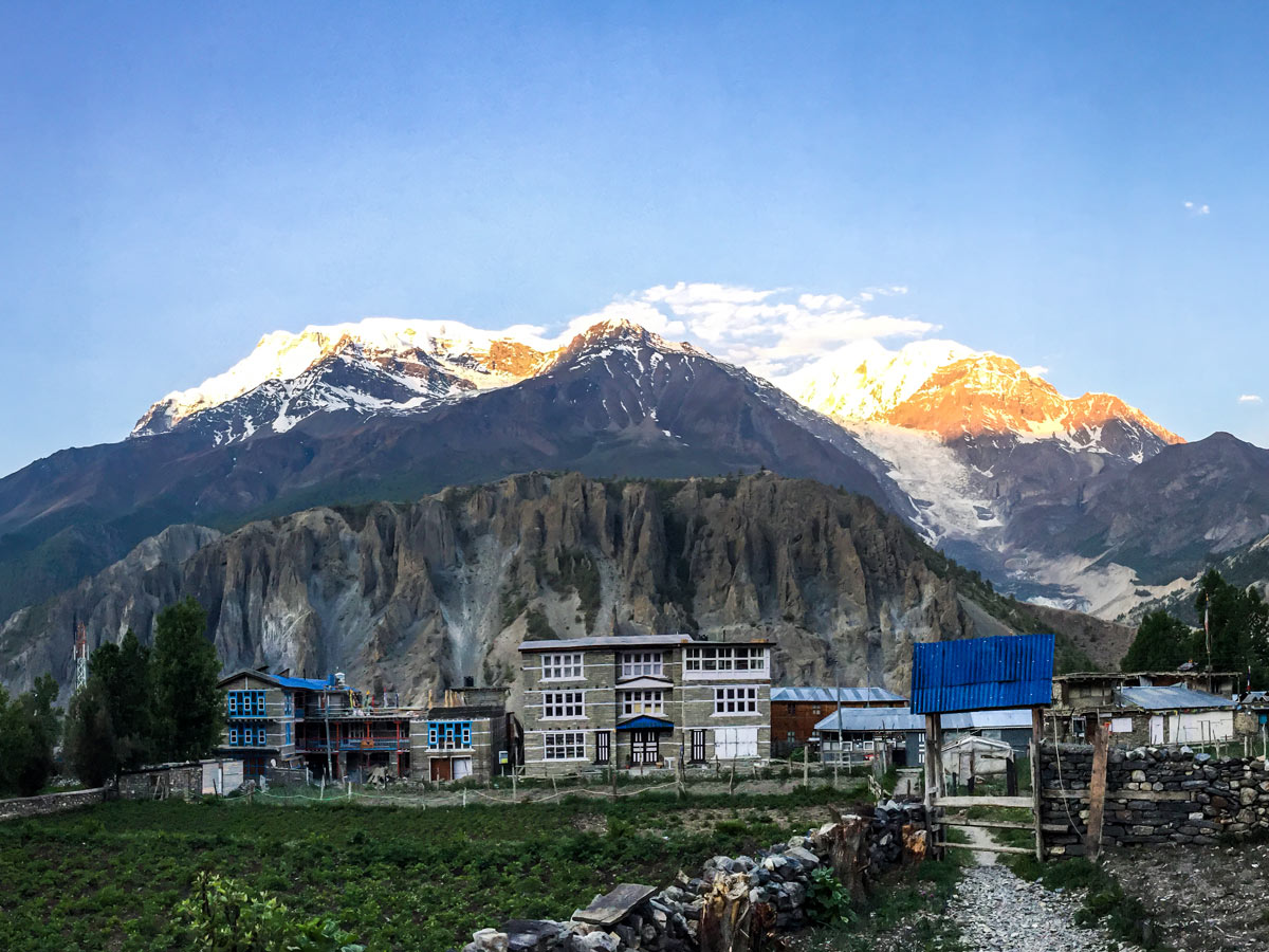 Great views on Annapurna Cycling tour in Nepal