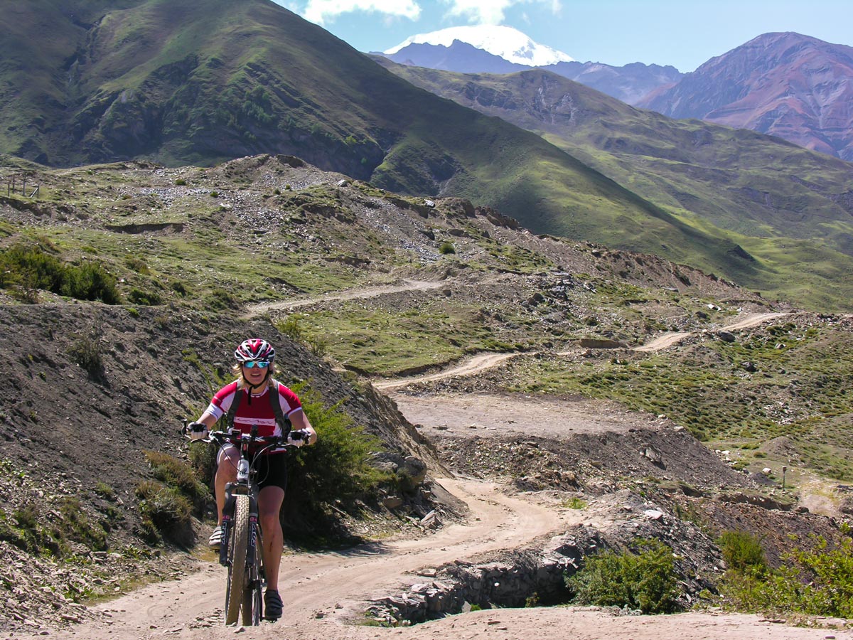 Beautiful trail of Annapurna Cycling tour in Nepal