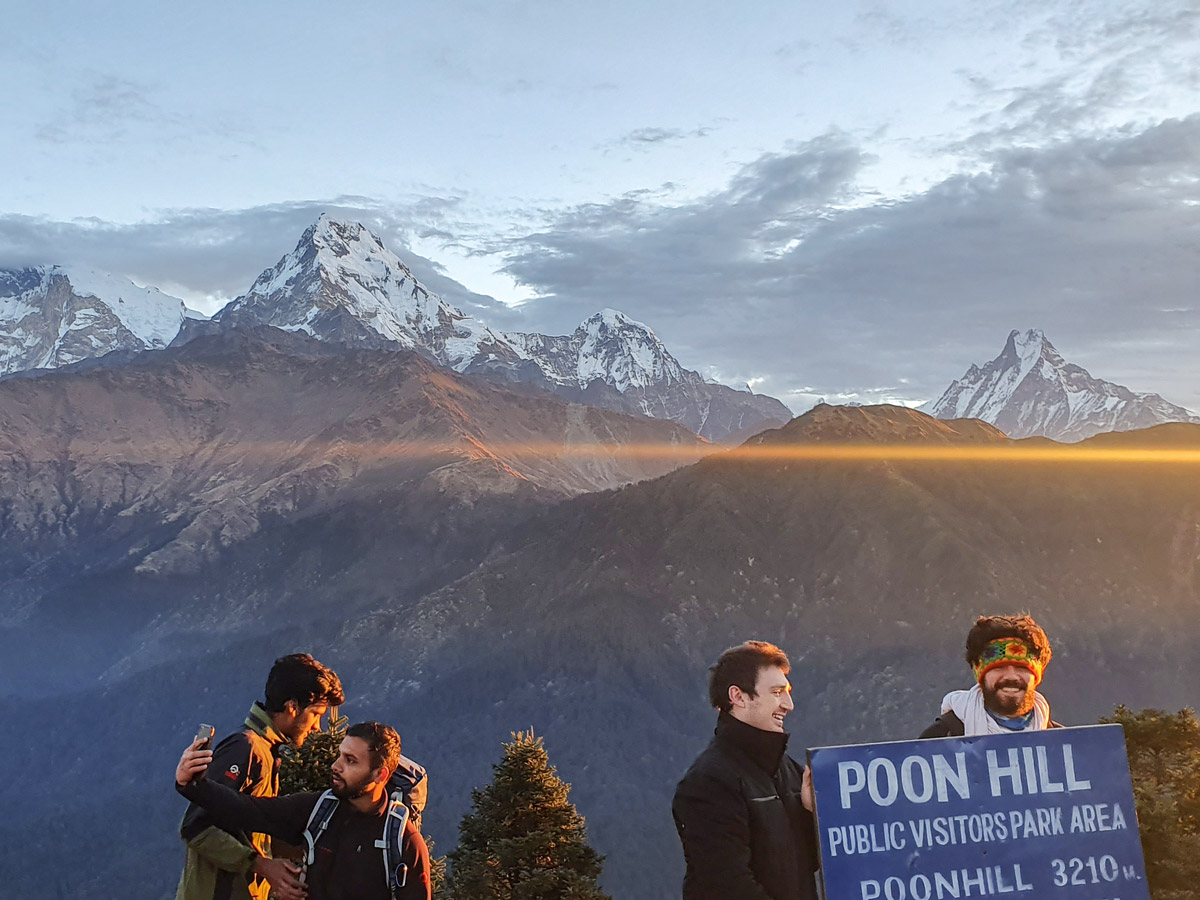 Stunning views of Ghorepani and Poon Hill trek in Nepal including Dhaulagiri Annapurna Tukuche and Nilgiri