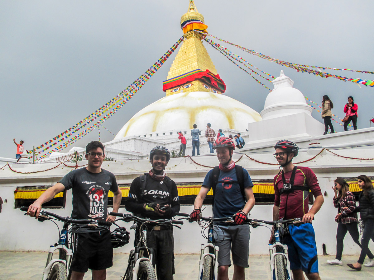 Beautiful architecture on Cycling around Kathmandu Tour in Nepal