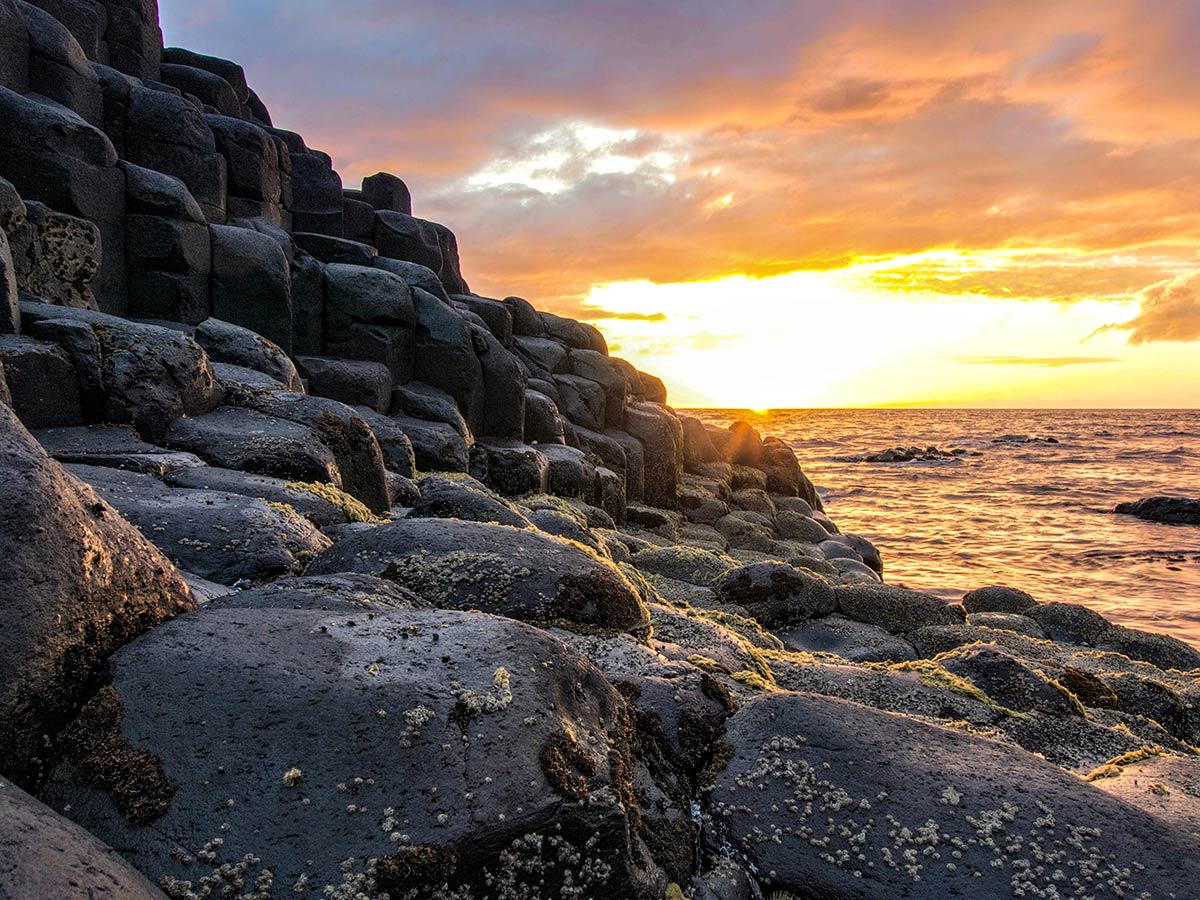 Giants causeway is a wonderful place to hike to on Coastal Causeway Route