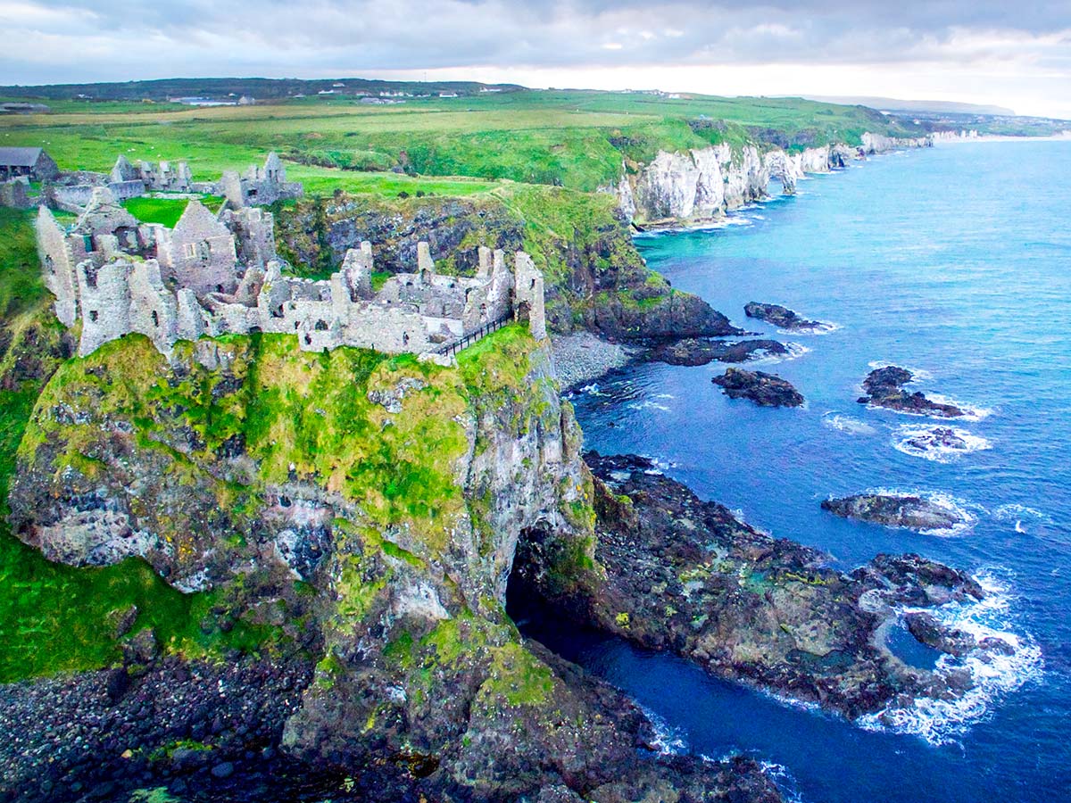 Coastal Causeway Route & Donegal Trek include visiting the Dunluce Castle