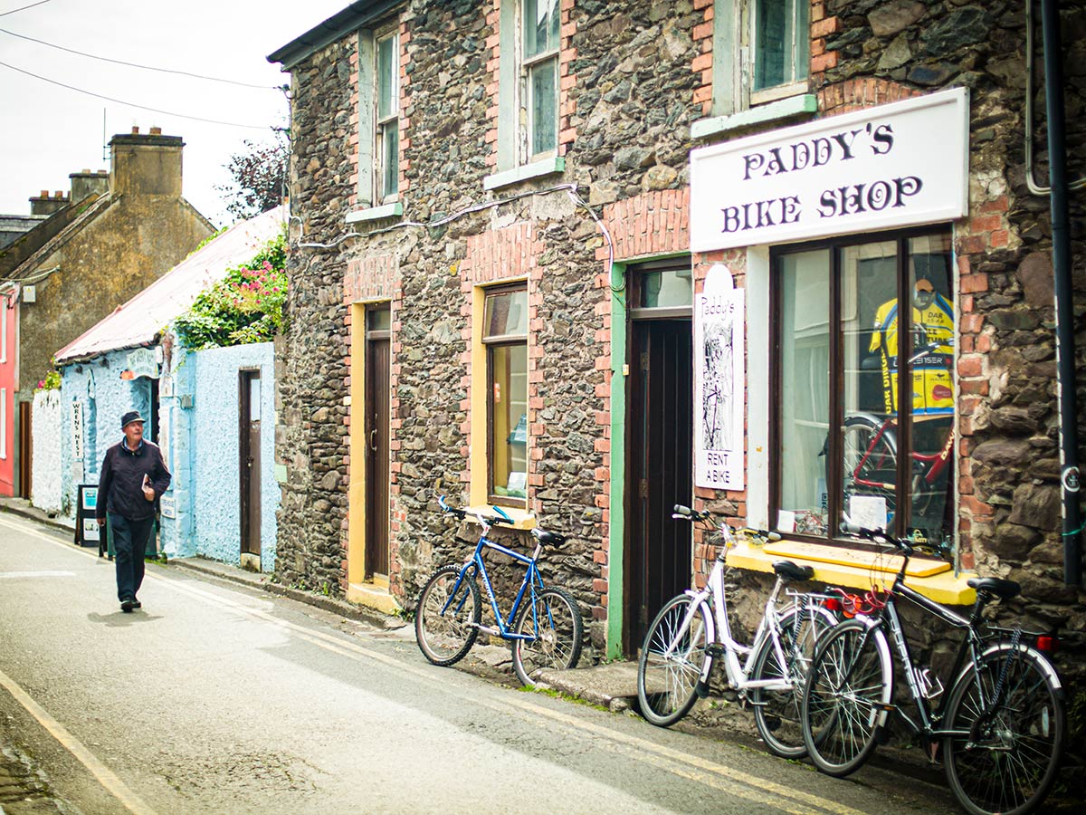 Dingle town as seen on Deluxe Cycling in Kerry Mountains Tour