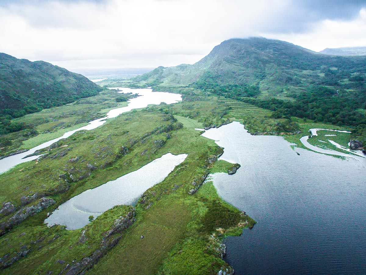 Kerry Ladies View on Deluxe Cycling in Kerry Mountains Tour