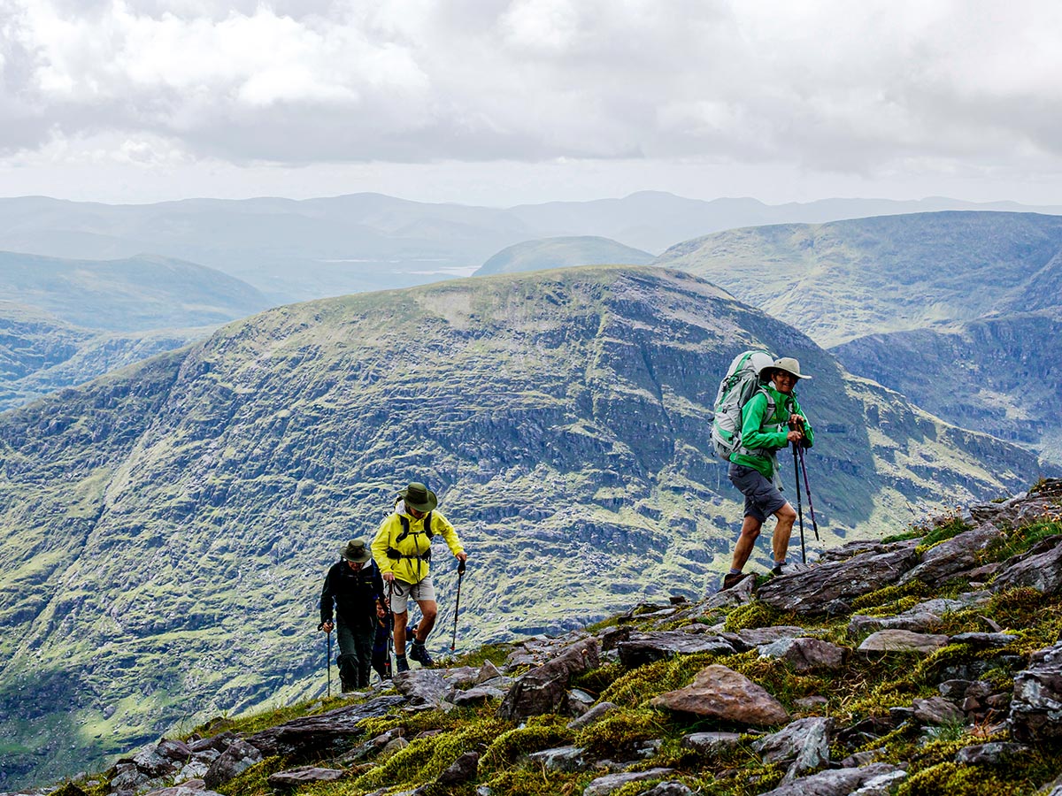 Carrauntoohil as seen on Deluxe Hiking Kerry Mountains tour