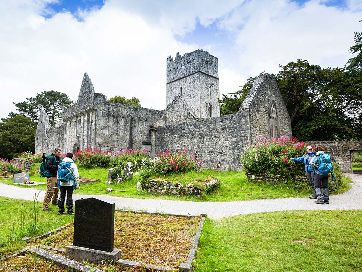 Muckross Abbey as seen on Deluxe Hiking Kerry Mountains tour