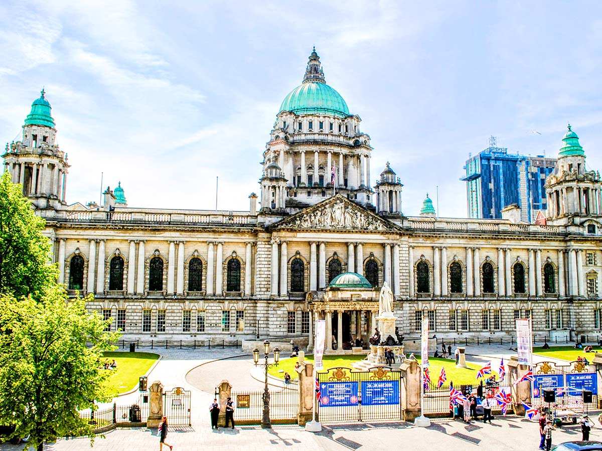 Belfast City Hall visited on Family Adventure Giants Myths Legends Tour