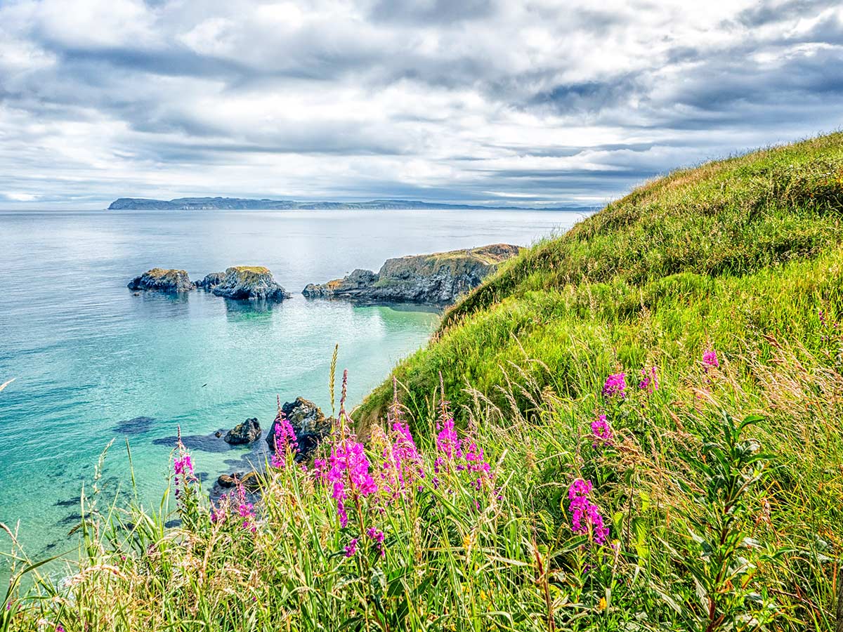 Causeway coast as seen on Family Adventure Giants Myths Legends Tour