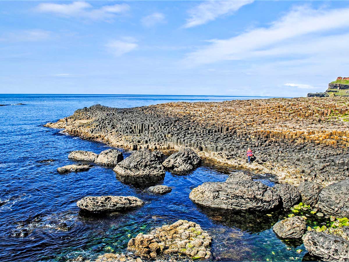 Giants Causeway is an amazing place to visit while on Family Adventure Tour in Ireland