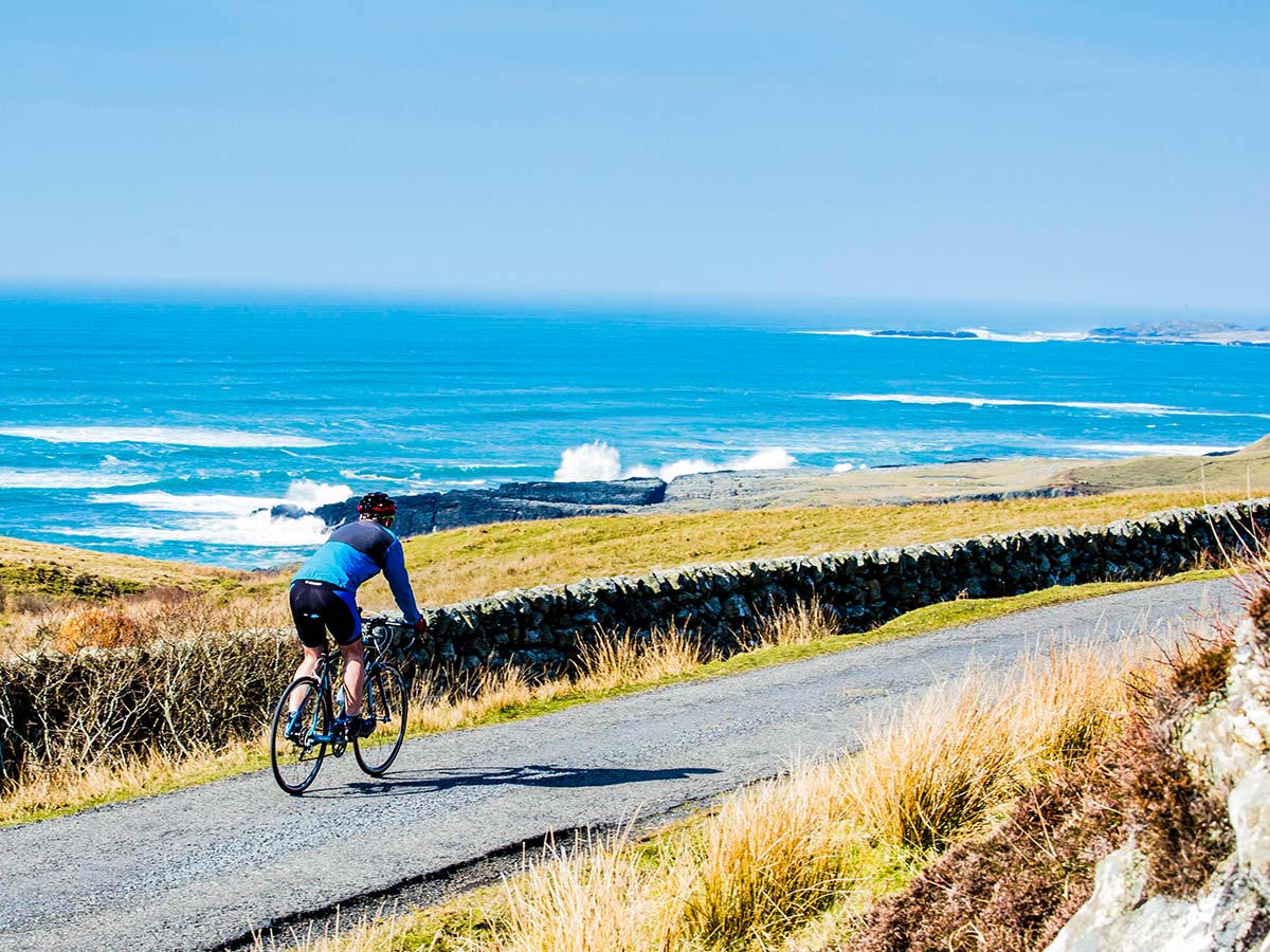 Beautiful scenery from a Arran Islay and Jura Road Biking Tour