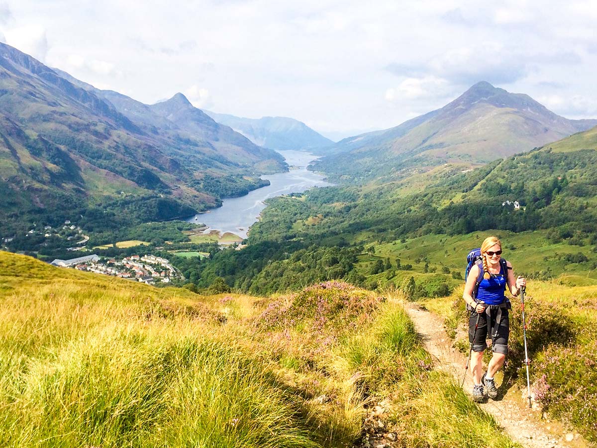 Beautiful views seen on Glencoe and the Highlands trekking tour in Scotland