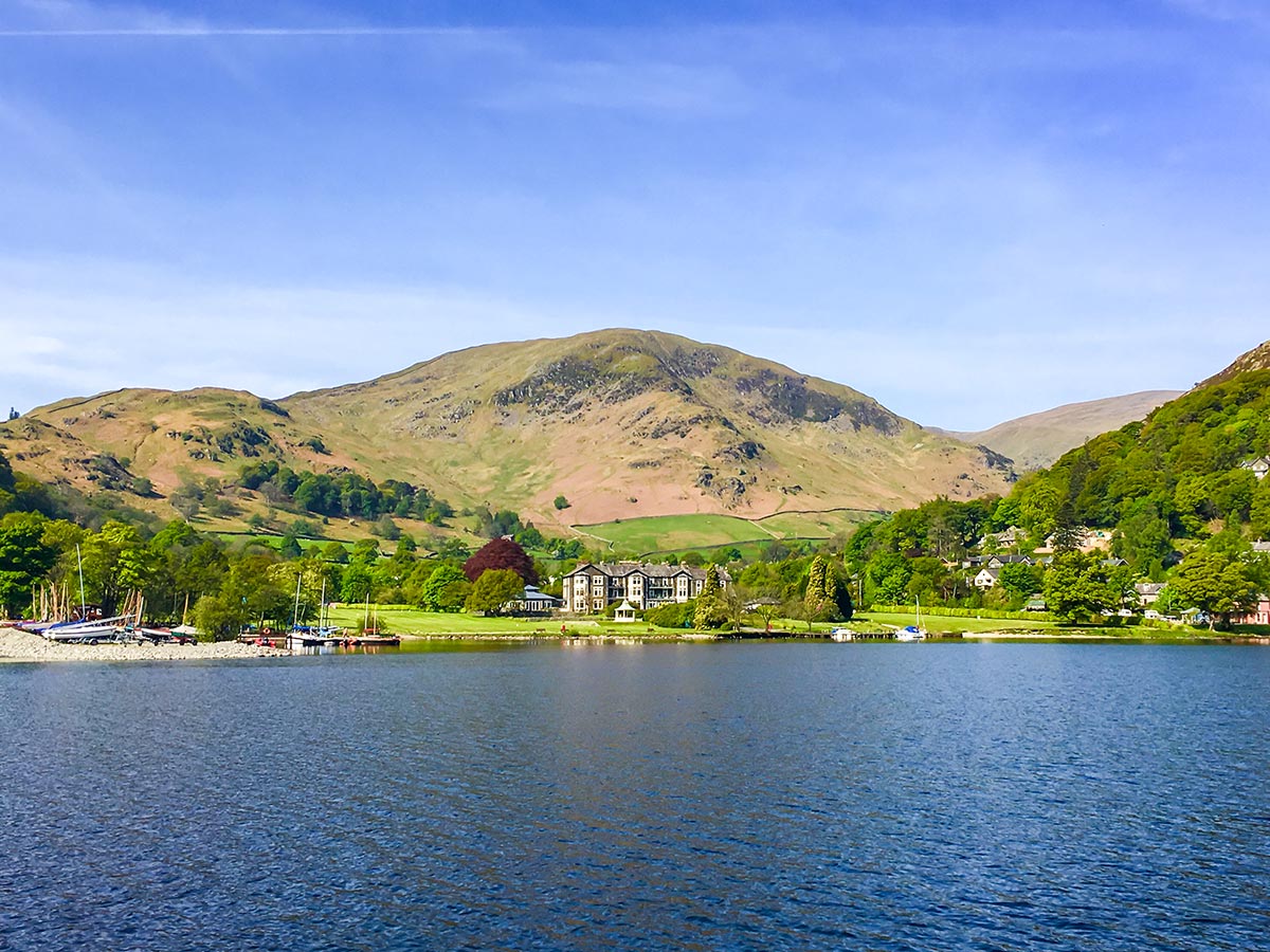 Beautiful lakeside seen on National Parks of the UK Guided Walking Tour