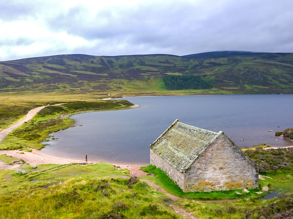 Blue lake seen on National Parks of the UK Guided Walking Tour in England