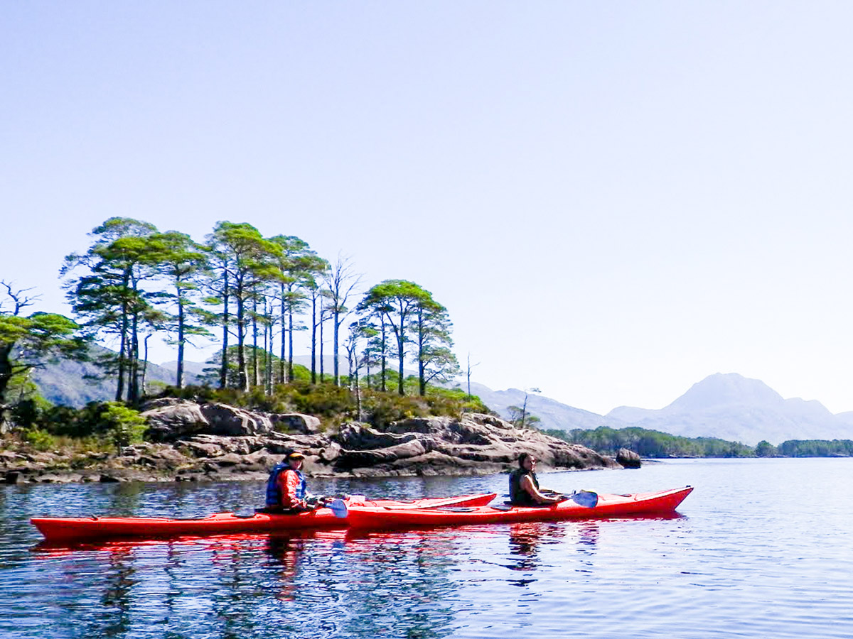 Wast blue waters on Sea Kayaking in Scottish Highlands Tour