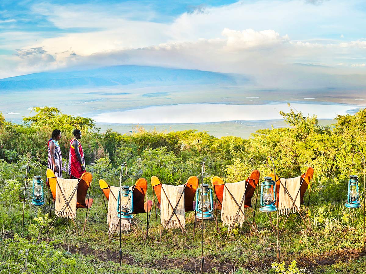 Panoramic view near one of the lodges on Classic Safari Nyota Tour
