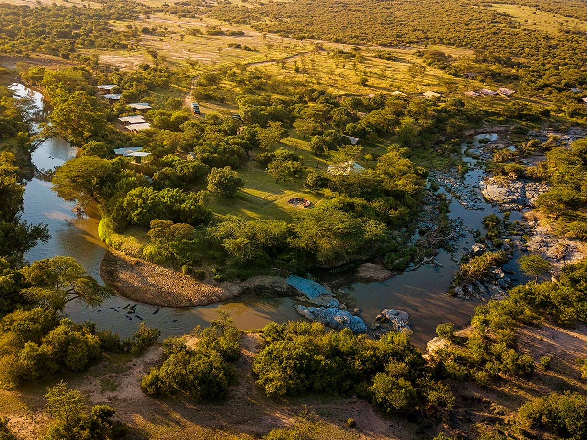 Wild river on Tanzania and Kenya Safari Tour