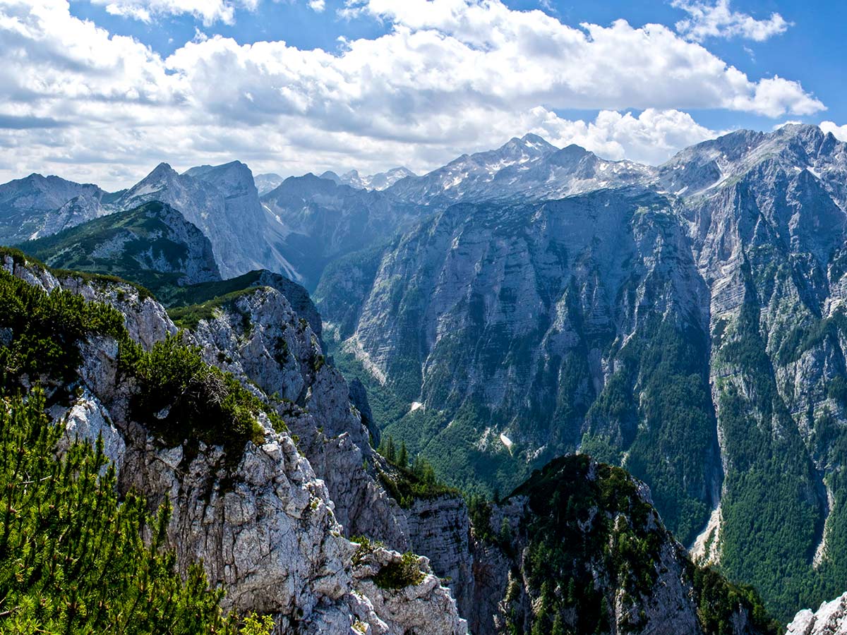 Views near Debela Pec seen on Best Walks in Slovenia Tour