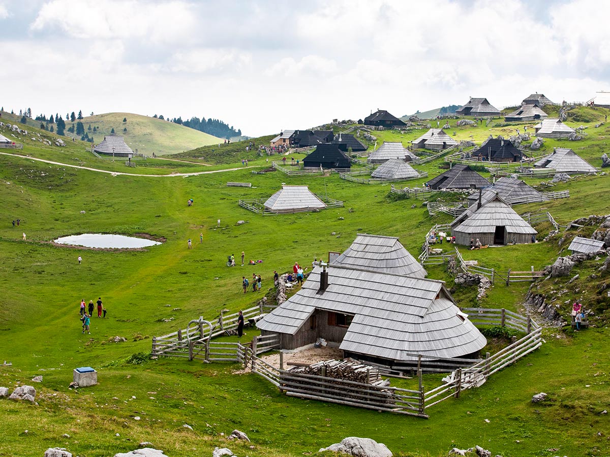 Visiting Velika Planina is included in Best Walks in Slovenia Tour with a guide