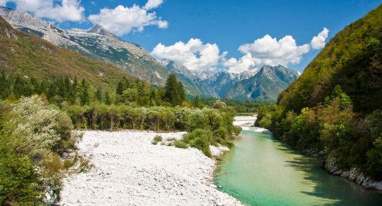 Soca Valley views seen on Discover Slovenian Alps Tour