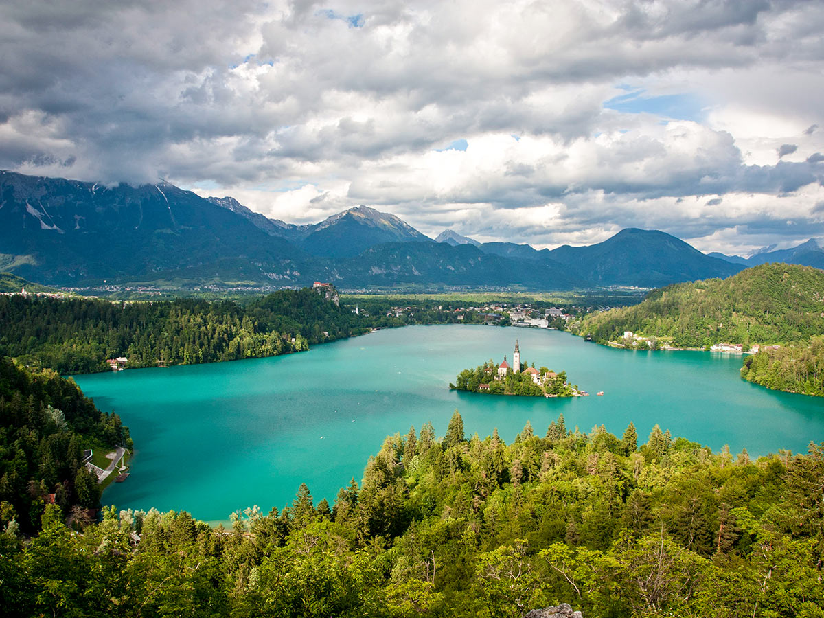 Expansive views of Slovenian in Slovenian Alpps
