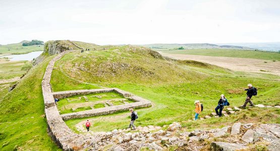 Archeologic site visited on Northumberland and the Lake District guided walking tour