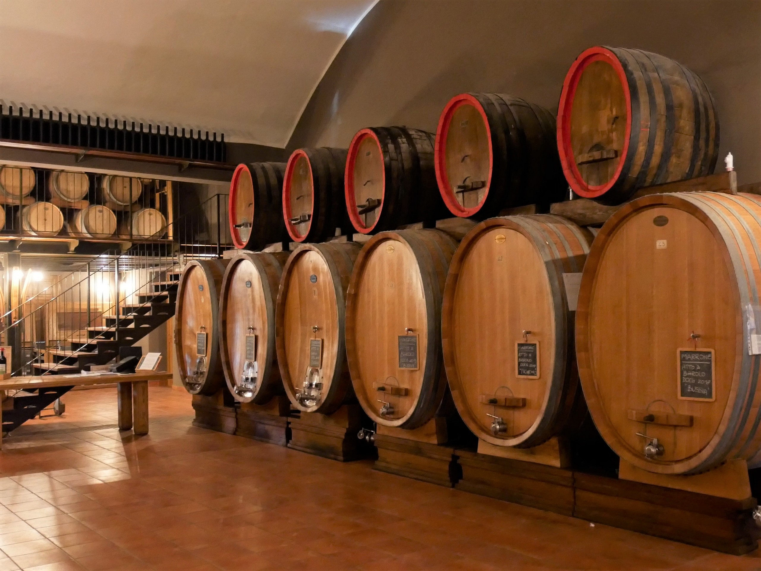 Winery visited while on a guided tour in Barolo