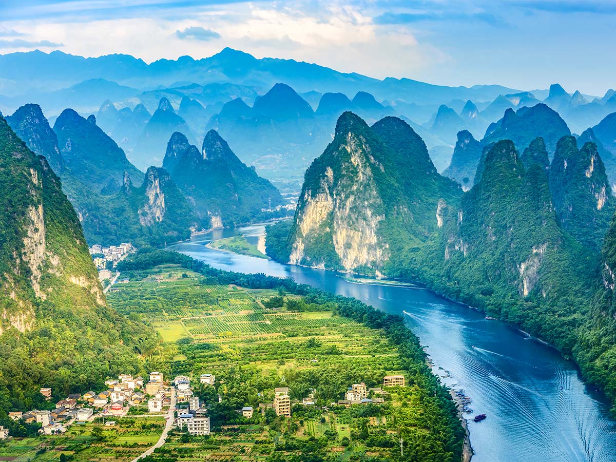 The best way to visit Yangshuo region in China is going on China by Bike and Backroads to Guilin Tour