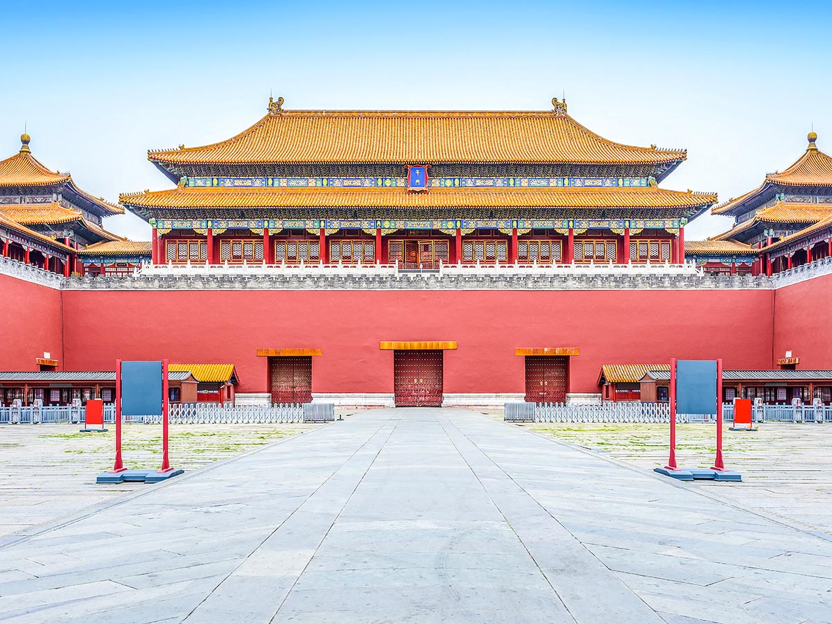 The Forbidden City visited on China by Bike and Backroads to Guilin