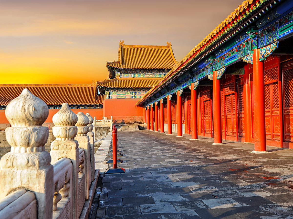 The Forbidden Pallace in Beijing is included in Highlights of China Tour