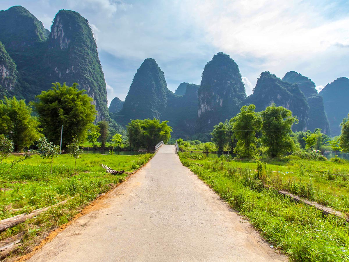 Yangshuo region is included in Hike and Bike China Tour
