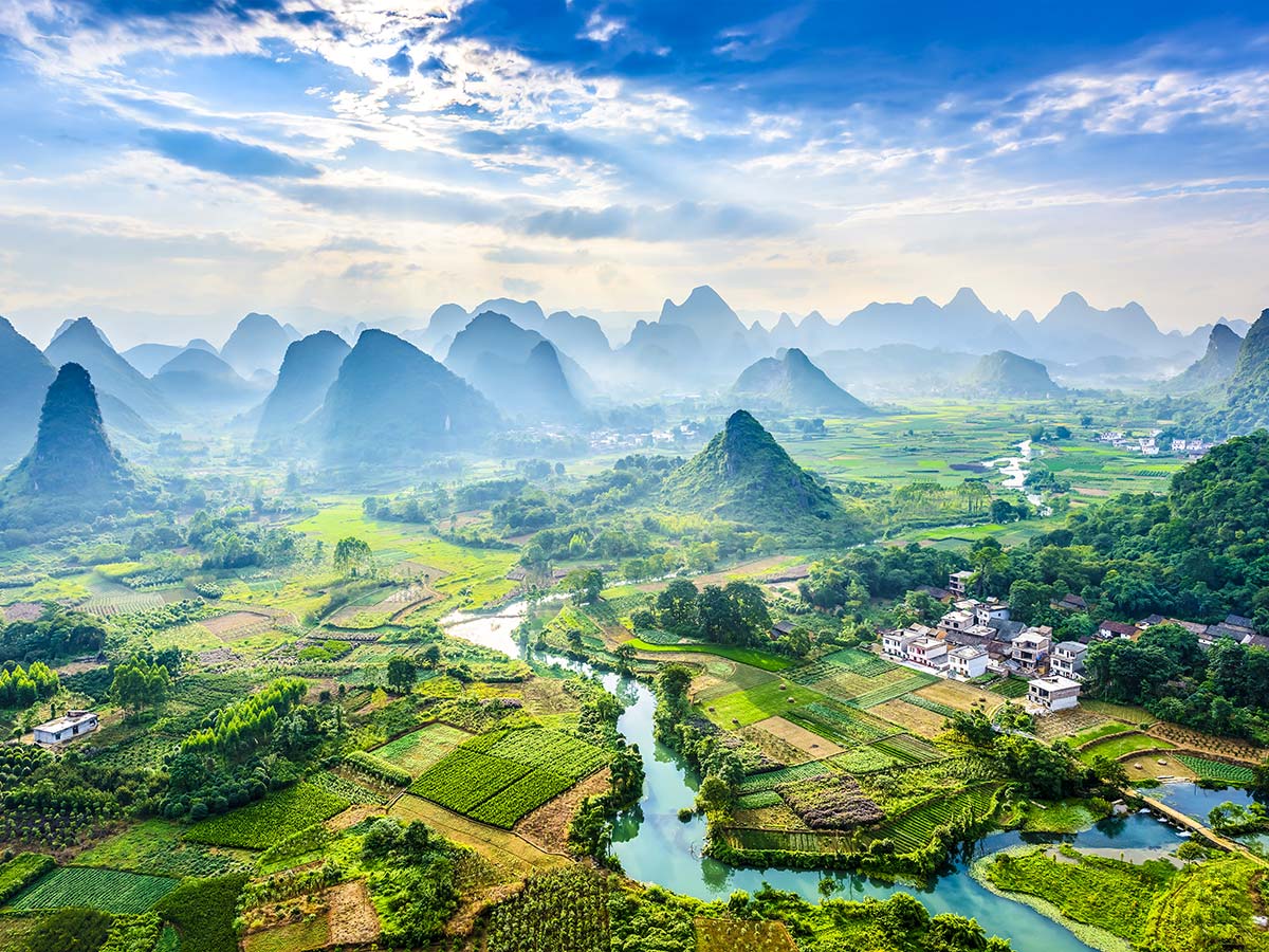 Visit Yangshuo in China on Hike and Bike China Tour