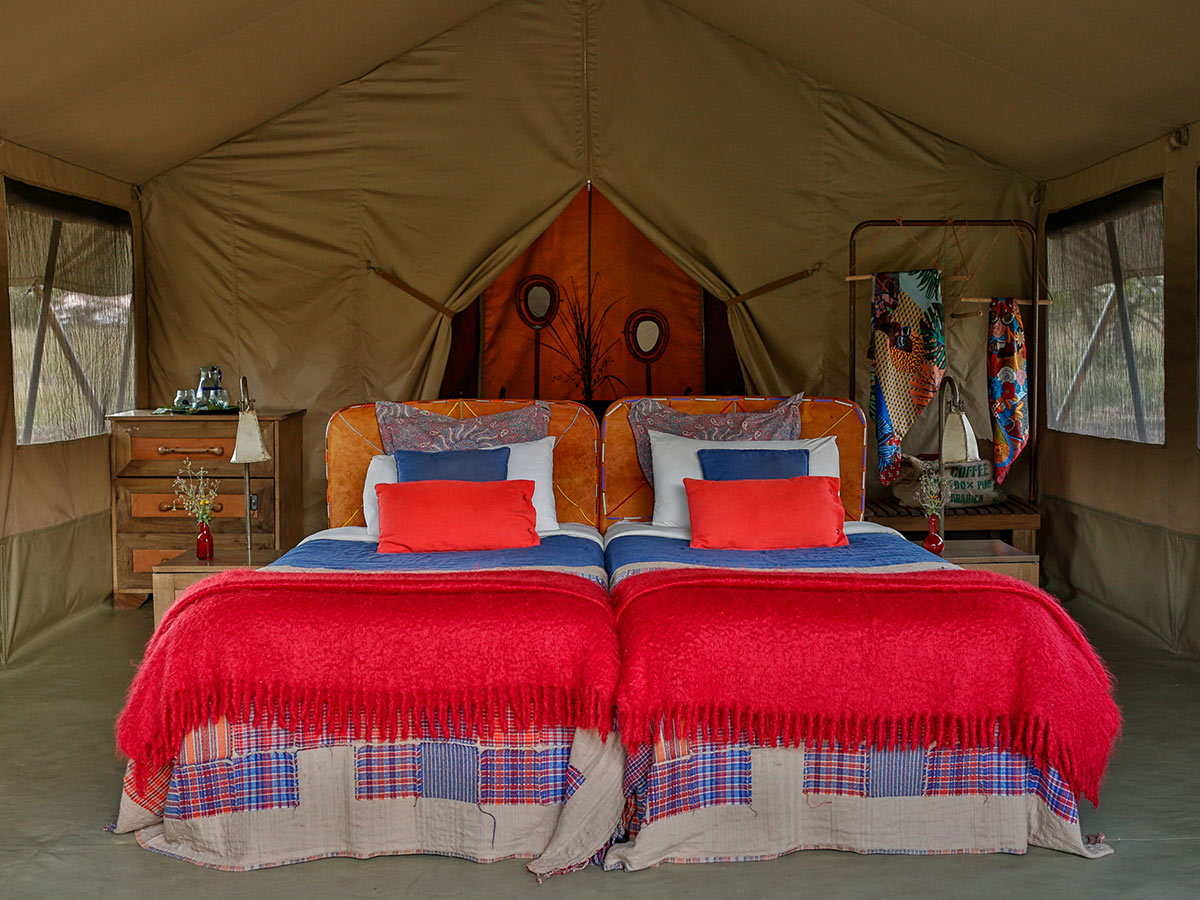 The Great Migration Safari Tour in Tanzania includes accommodation in numerous beautiful luxurious campsites