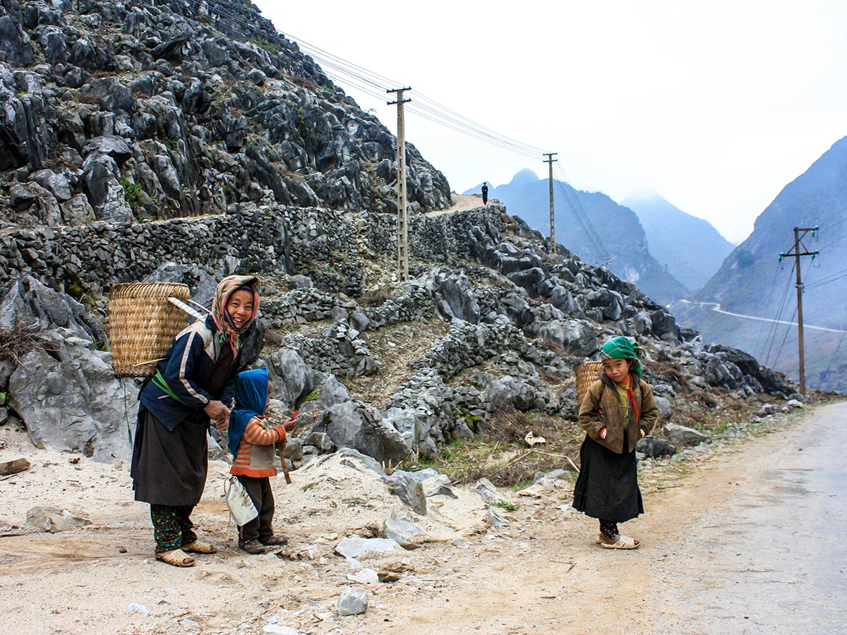 Ha giang local people met on North Vietnam Trekking Tour