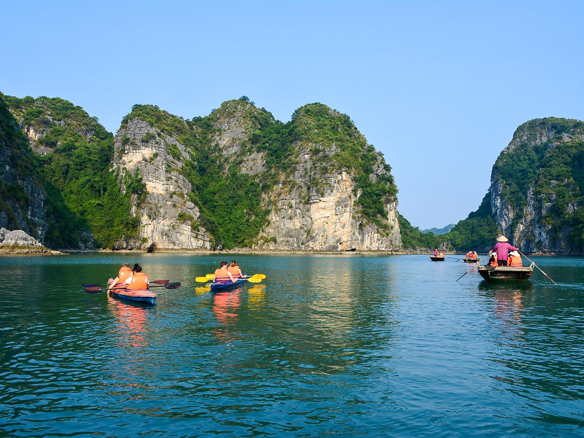 Vietnam Tropical Journey Tour includes visiting the famous Halong Bay