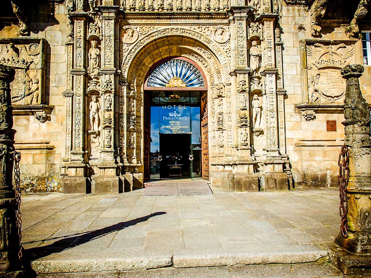 Parador de Santiago is a wonderful hotel you get to stay while on Camino de Santiago Portuguese Way