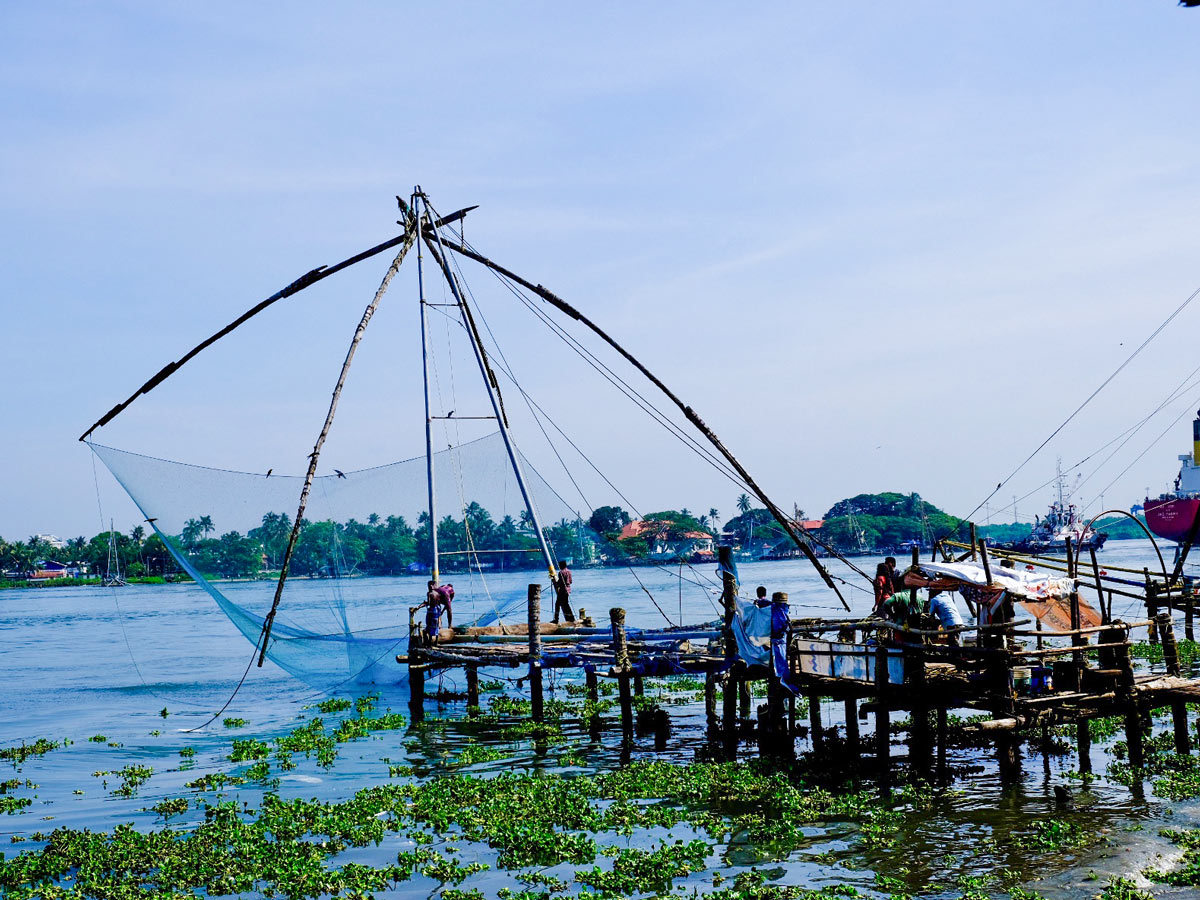 Beautiful marina in Cochin Karelia India