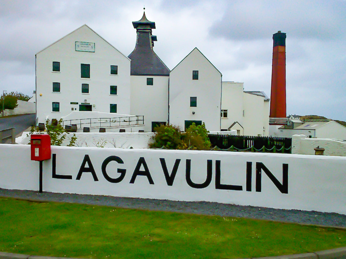 Lagavulin distillery visited in Islay