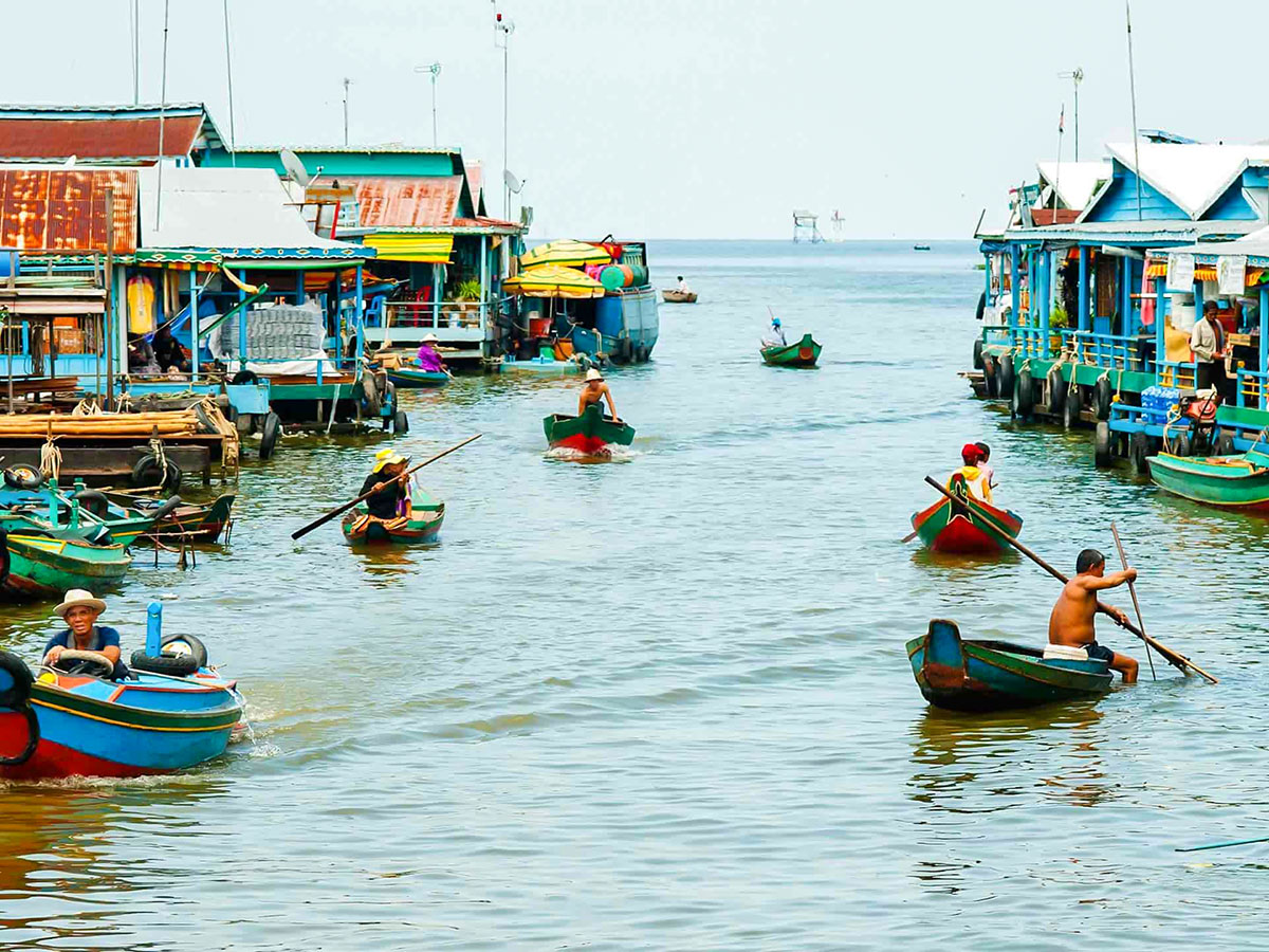 Backroads Biking in Cambodia Tour includes visiting several lovely Cambodian villages