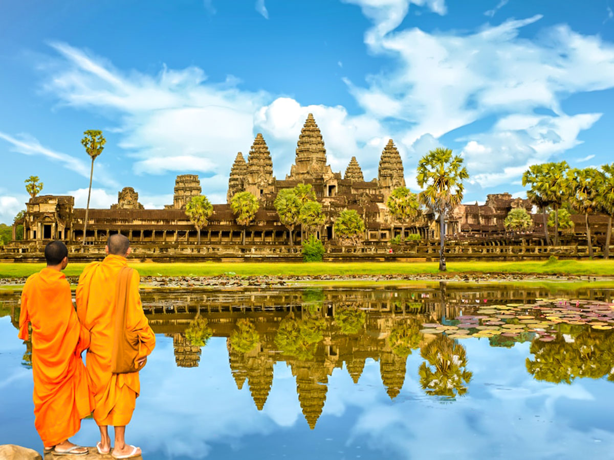 Biking in Cambodia Tour is an adventure that includes visiting the famous Angkor Wat