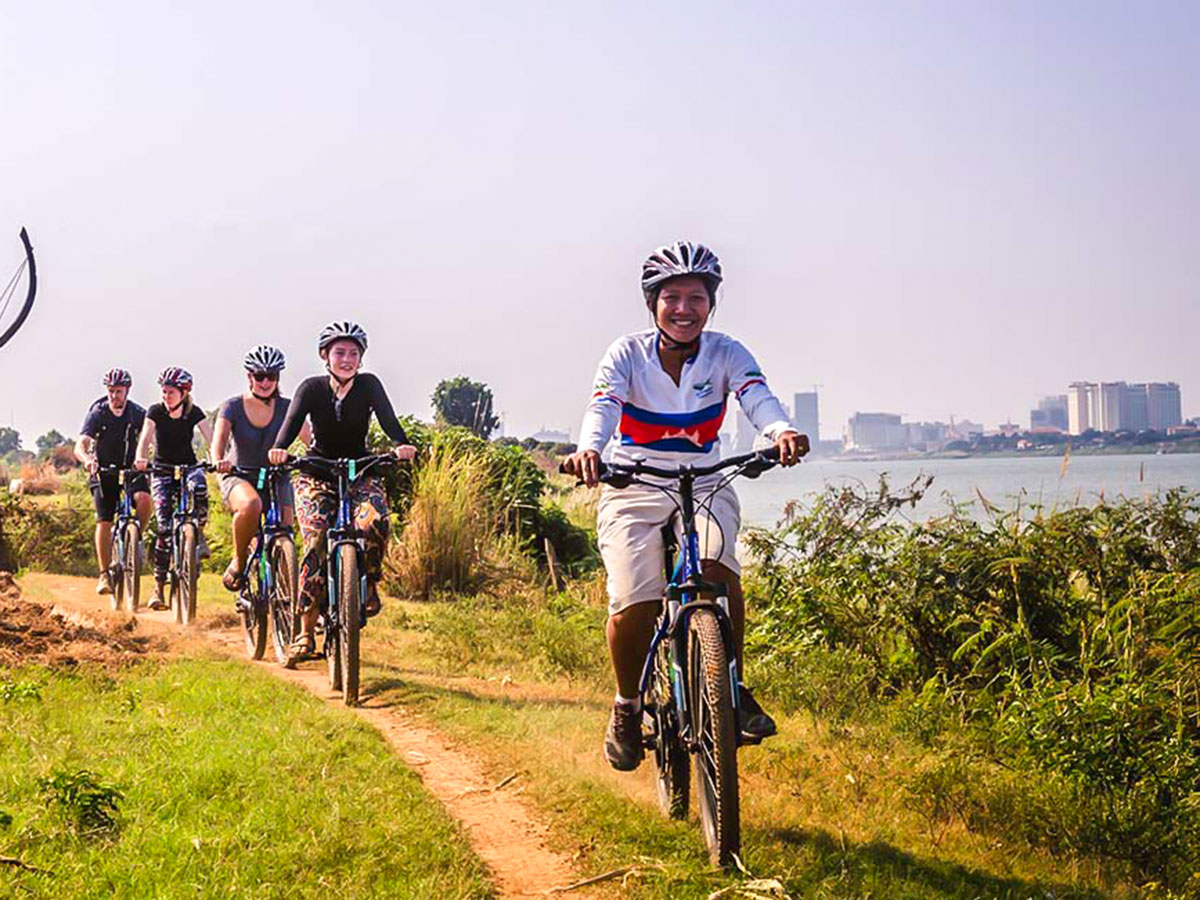 Backroads Biking in Cambodia Tour includes biking the paths rarely visited